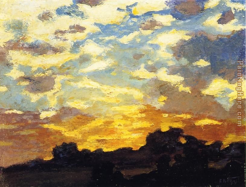 Edward Henry Potthast Golden Sunset